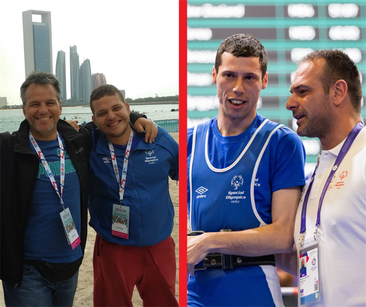 Υψηλή διάκριση για τους προπονητές των Special Olympics Hellas, Μανώλη Αγγελάκη και Ανδρέα Κωλέττη