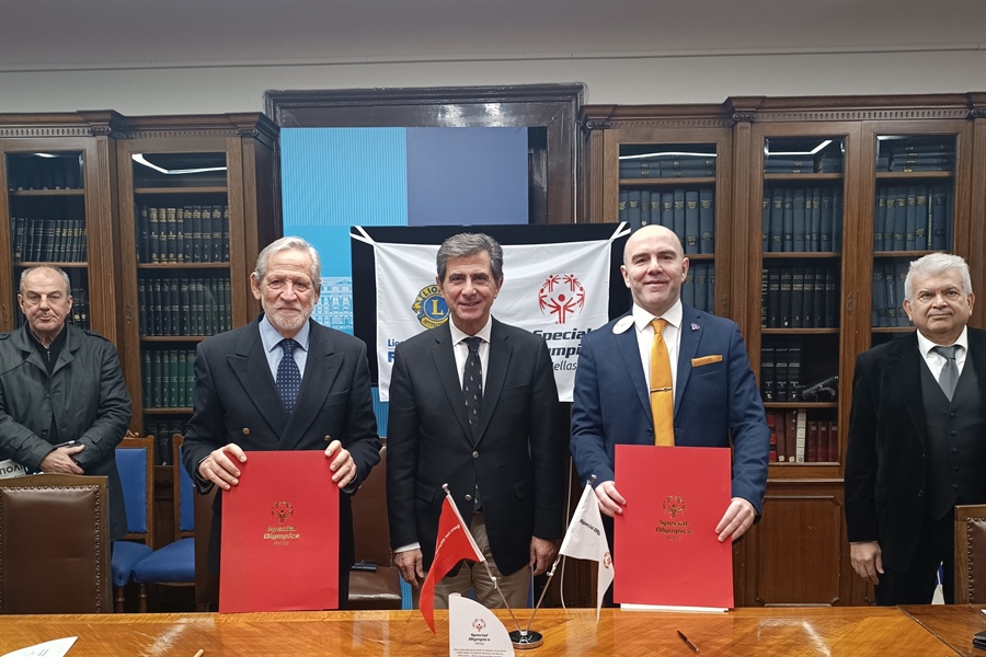 Στο ΥΜΑΘ-Διοικητήριο η υπογραφή Μνημονίου Συνεργασίας  Special Olympics Hellas και Λεσχών Lions Β. Ελλάδος